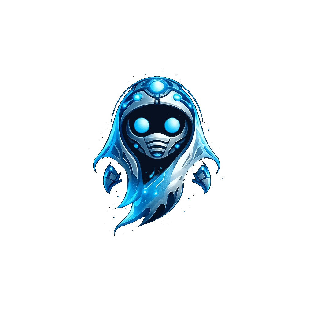 MarketGeist – AI market intelligence mascot